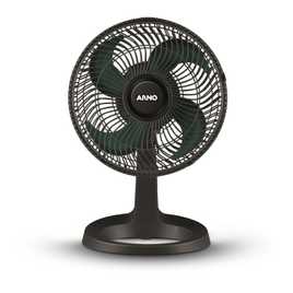 Ventilador de Mesa 30cm Arno Super Force VEF3 com 3 Velocidades 47W 4 Pás Preto 127V na Casa e Vídeo