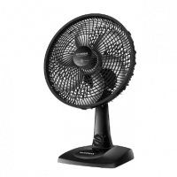 Ventilador De Mesa 30cm Mondial Super Power VSP-30-B 6 Pás 3 Velocidades Preto na Extra