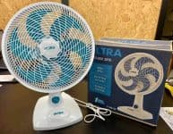 Ventilador de mesa 30cm, Ultra, 110V, Branco/Azul - V-30-6P na Amazon