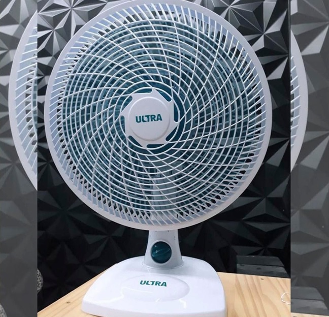 Ventilador de mesa 30cm, Ultra, 110V, Branco/Azul – V-30-6P na Amazon