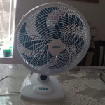 Ventilador de mesa 30cm, Ultra, 110V, Branco/Azul – V-30-6P na Amazon