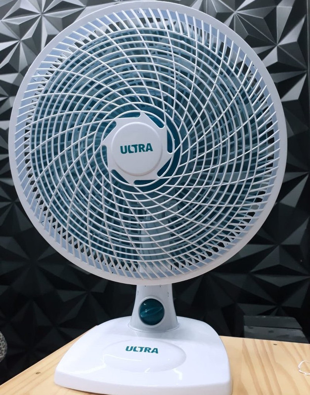 Ventilador de mesa 30cm, Ultra, 110V, Branco/Azul – V-30-6P na Amazon