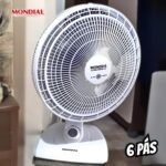 Ventilador de Mesa 40cm Super Power, Mondial, Branco/Azul, 140W, 110V – VSP-40-W na Amazon