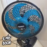 Ventilador de Mesa MONDIAL 110V, 30cm, 6 pás, Super Power – VSP-30-B na Amazon