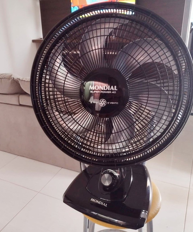 Ventilador de Mesa Mondial, 40cm, 6 pás, Super Power – VSP-40-B na Amazon