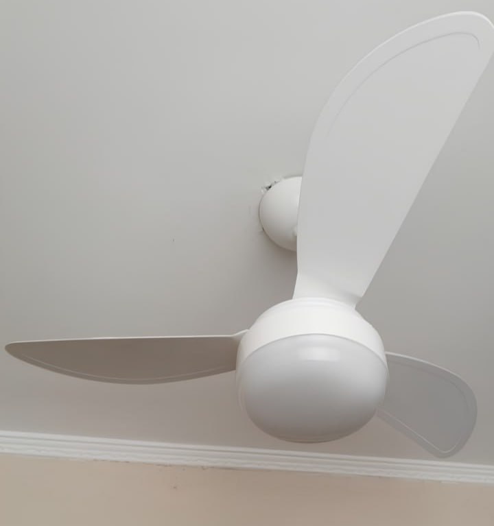 Ventilador de Teto 3 Pás Ventisol Fênix Globo com 3 Velocidades Branco 127V – 110V na Casas Bahia