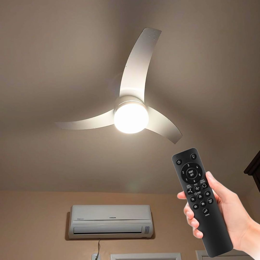 Ventilador de Teto Arno Ultimate Bivolt Branco com 3 Pás e Controle Remoto VX13 na Amazon