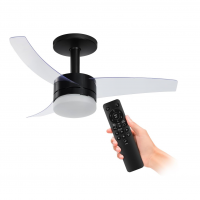 Ventilador De Teto Arno Ultimate Bivolt Preto VX14 150W Controle Remoto 6 Velocidades 4 Funções E Iluminação Para 2 na Amazon