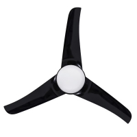 Ventilador De Teto Com Controle De Parede Slim 3 Pás 106 Cm Preto 127V (110V) Aliseu na Leroy Merlin