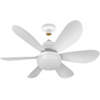 Ventilador De Teto Com Lâmpada LED E27 40W - Silencioso, Moderno E Com Controle Remoto na Amazon