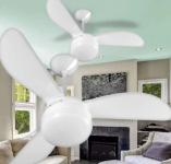 Ventilador de Teto Ventisol Fenix BR, 3 Pás, 130W, 127V, Branco – 370 na Magazine Luiza