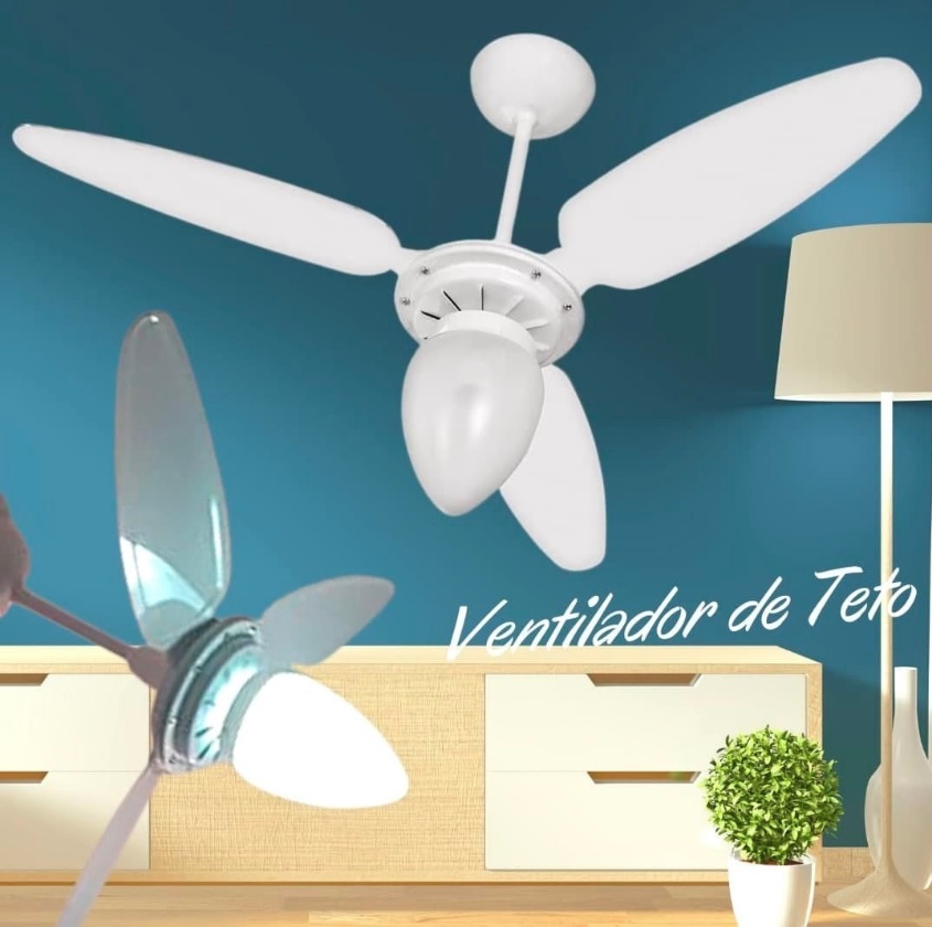 Ventilador de Teto, Wind Light Premium, Branco, 127v, Ventisol na Amazon