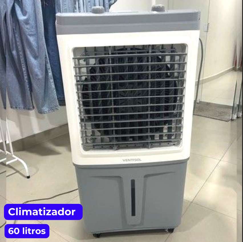 VENTISOL Climatizador CLIN60 pro-02 br/cz 60 l 150w 220v nac, Modelo: 14205, Cor: cinza na Amazon