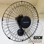 Ventisol Ventilador de Parede Oscilante, 3 Pás Premium, Preto, 60cm, Bivolt na Amazon