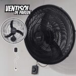 Ventisol Ventilador de parede Oscilante New 50cm Preto 220V na Amazon