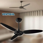 Ventisol Ventilador de Teto Comercial, Preto, 3 Pás, 127V na Amazon