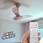VENTISOL Ventilador de teto sunny br 3p inj br con r inverter Modelo 14220, Bivolt na Amazon
