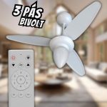 Ventisol Ventilador de teto wind br 3p inj branco c/r inverter bivolt na Amazon