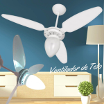 Ventisol Ventilador de Teto, Wind Premium, Branco, 220V na Amazon