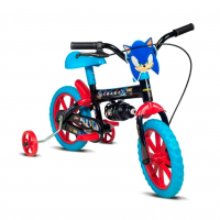 Verden Bicicleta Infantil Sonic Aro 12 Preta E Azul Com Rodinhas E Garrafinha na Amazon