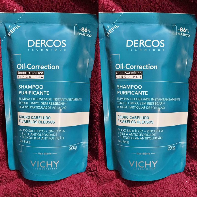 Vichy Dercos Refil Shampoo Oil Correction 200G na Amazon