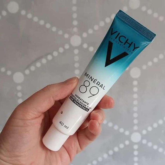 Vichy Minéral 89, Creme Hidratante Facial com Acido Hialuronico, Esqualano, Vitamina B3 e Minerais na Amazon