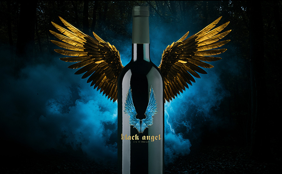 Vin de France Rouge Black Angel 750ml na Amazon