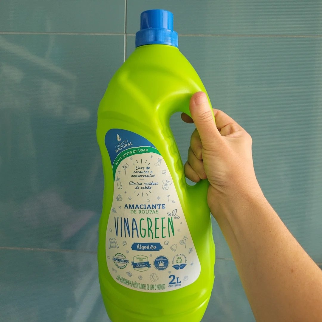 Vinagreen Amaciante de Roupas Algodão – 2L na Amazon