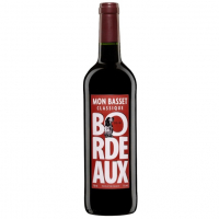 Vinho AOC Bourdeaux Mon Basset Classique 2019 Mon Basset Merlot 2019 na Amazon