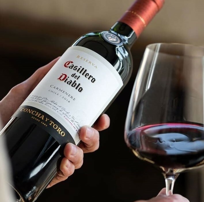 Vinho Chileno Casillero Del Diablo Carmenere 750ml na Amazon