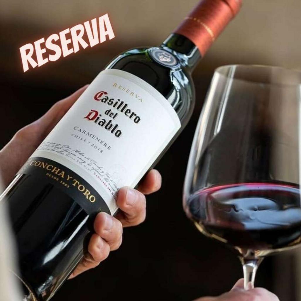 Vinho Chileno Casillero Del Diablo Carmenere 750ml na Amazon