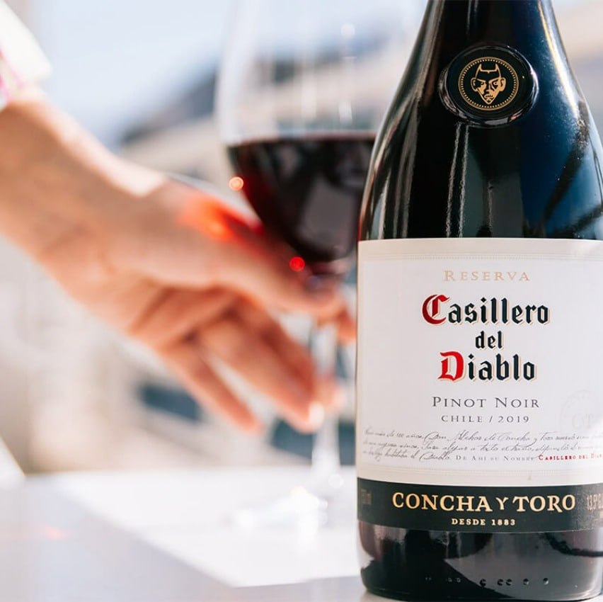 Vinho Chileno Casillero Del Diablo Pinot Noir 750ml na Amazon