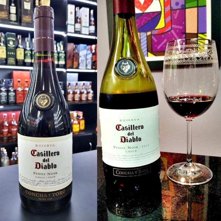 Vinho Chileno Casillero Del Diablo Pinot Noir 750ml na Amazon