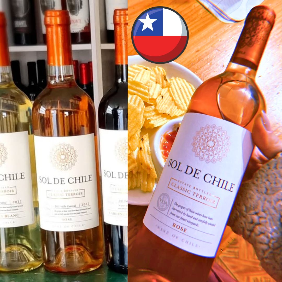 Vinho Rosé Chileno Sol de Chile Varietal 750ml na Amazon