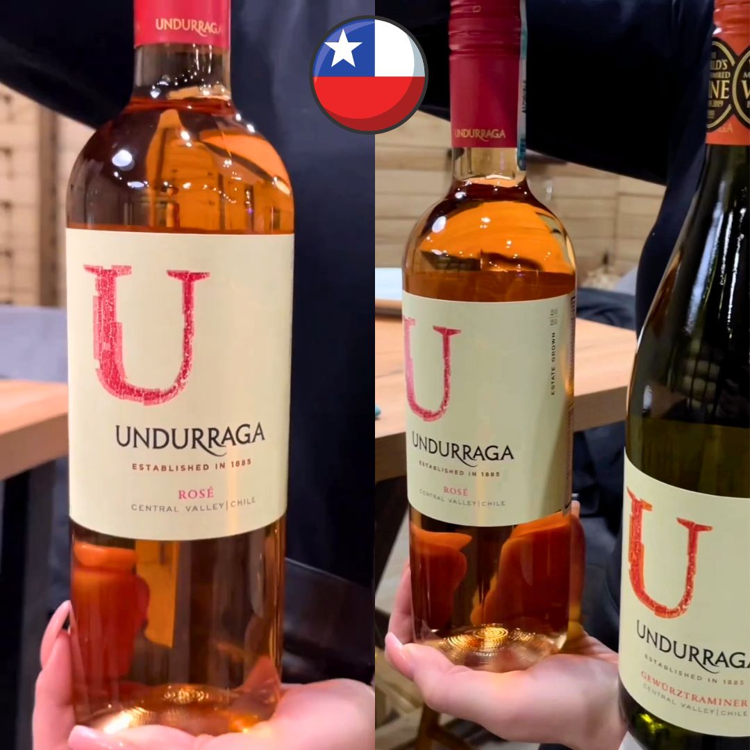 Vinho Rosé Chileno U by Undurraga Valle Central Rosé 750 ml na Amazon