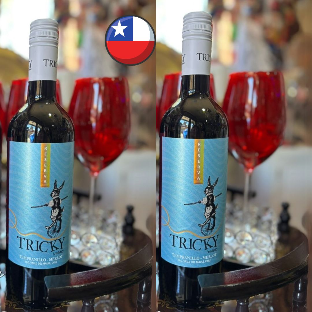 Vinho Tinto Chileno Tricky Rabbit Reserva Tempranillo – Merlot 750ml na Amazon