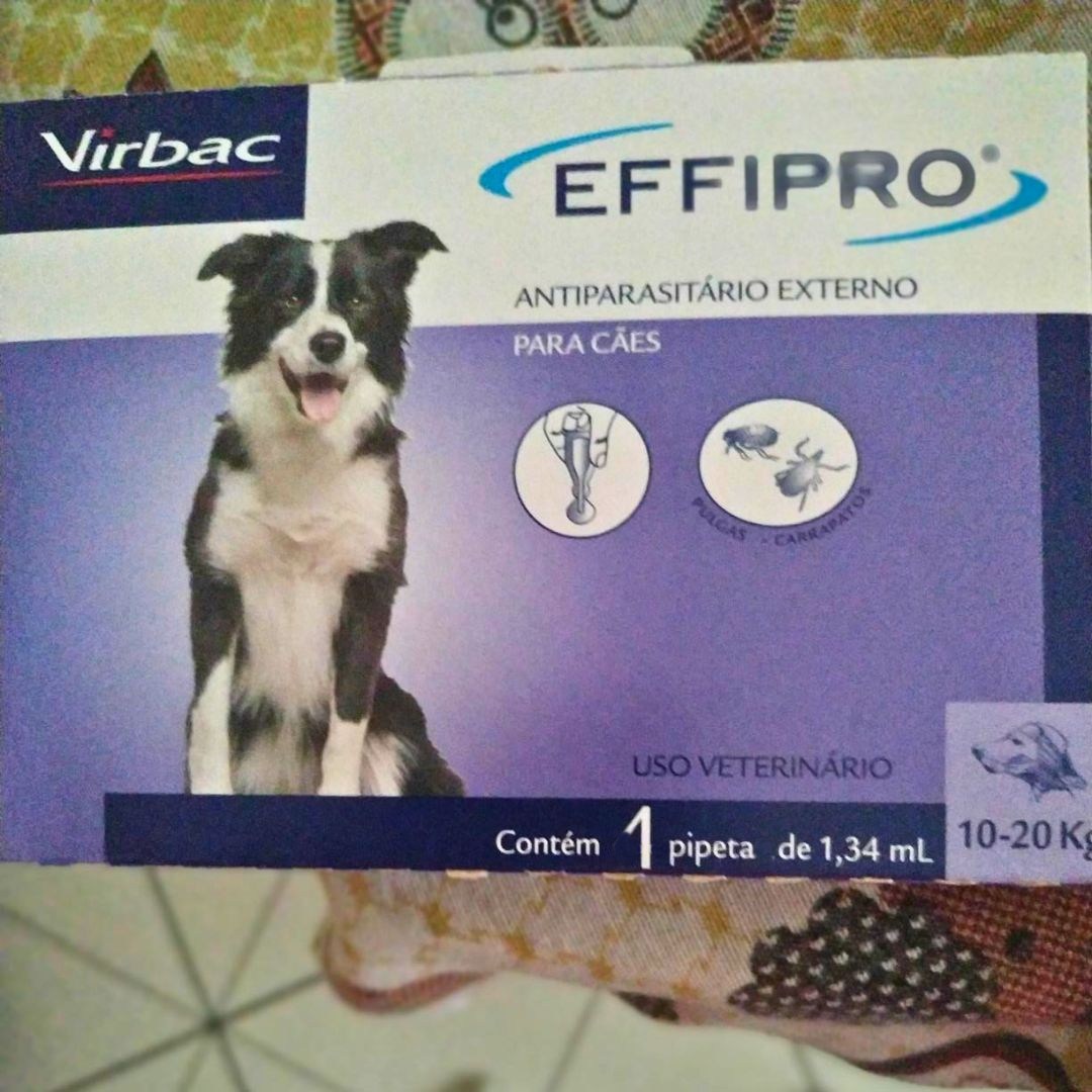 Virbac Effipro Antipulgas e Carrapatos para Cães de 10 Kg – 20 Kg C/ 1 Pipeta na Amazon