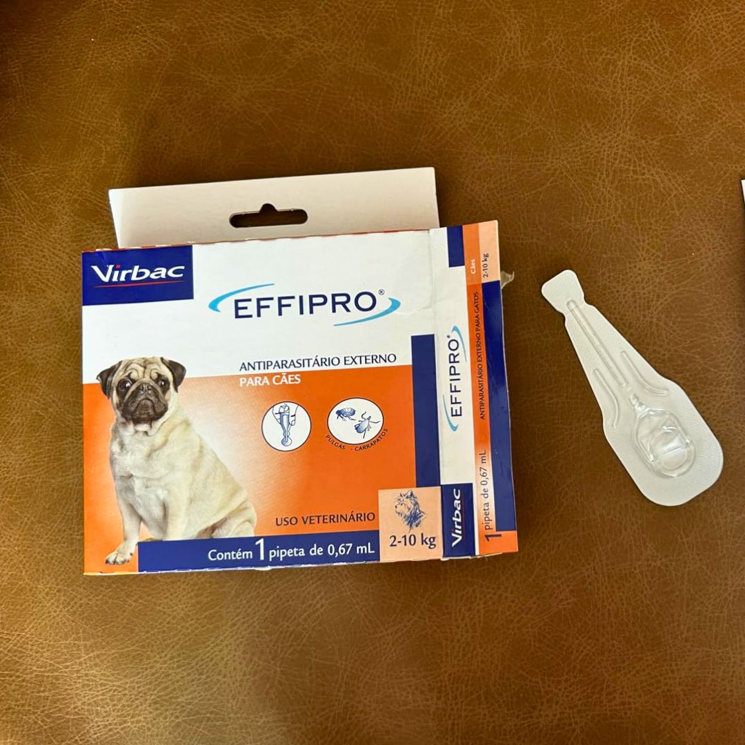 Virbac Effipro Antipulgas e Carrapatos para Cães de 2 Kg – 10 Kg C/ 1 Pipeta na Amazon