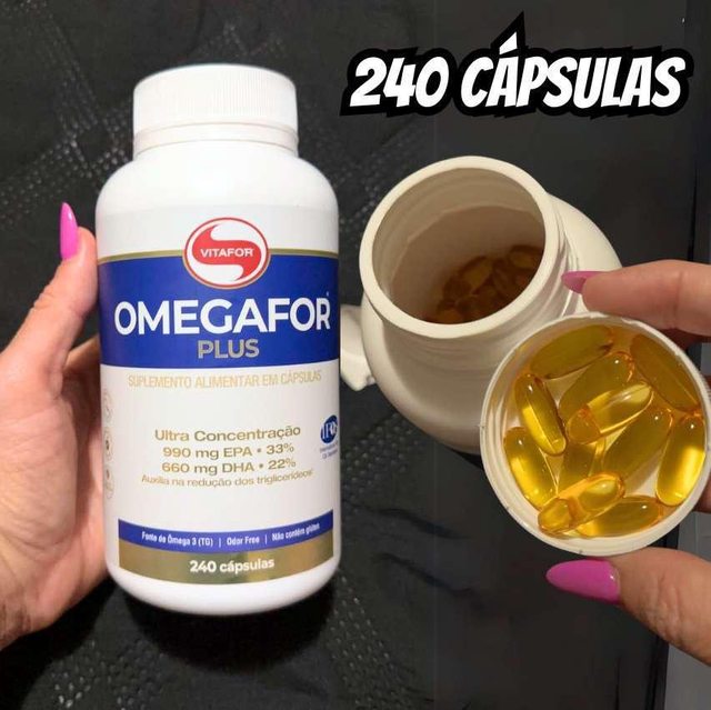 Vitafor – Omegafor Plus – 240 Cápsulas na Amazon