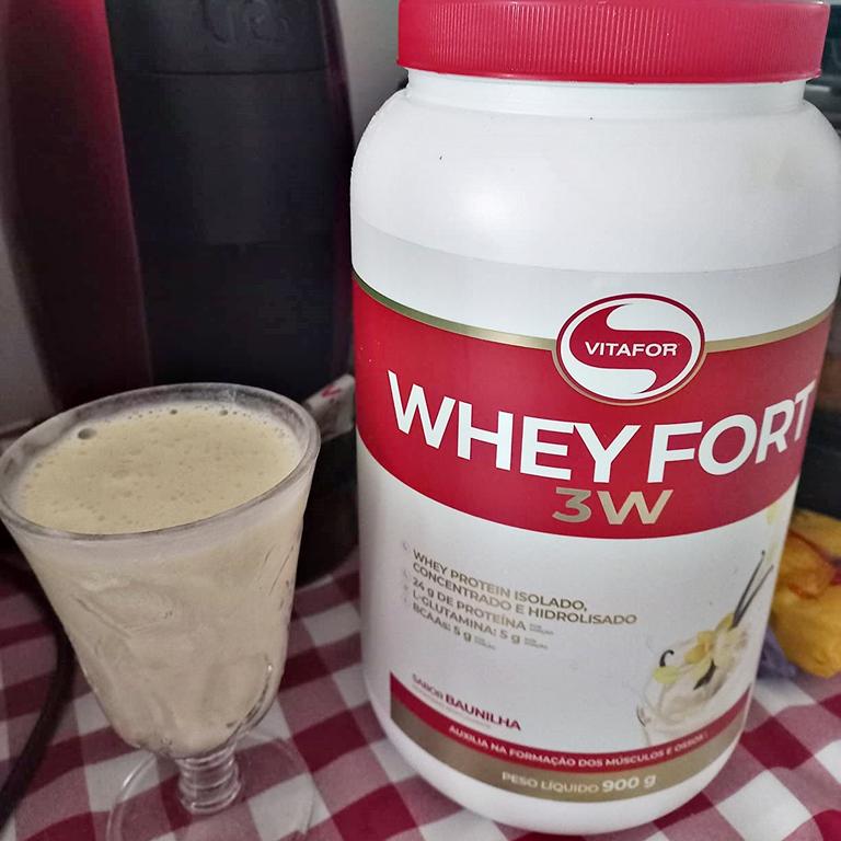 Vitafor – Whey Fort 3W – 900g – Baunilha na Amazon