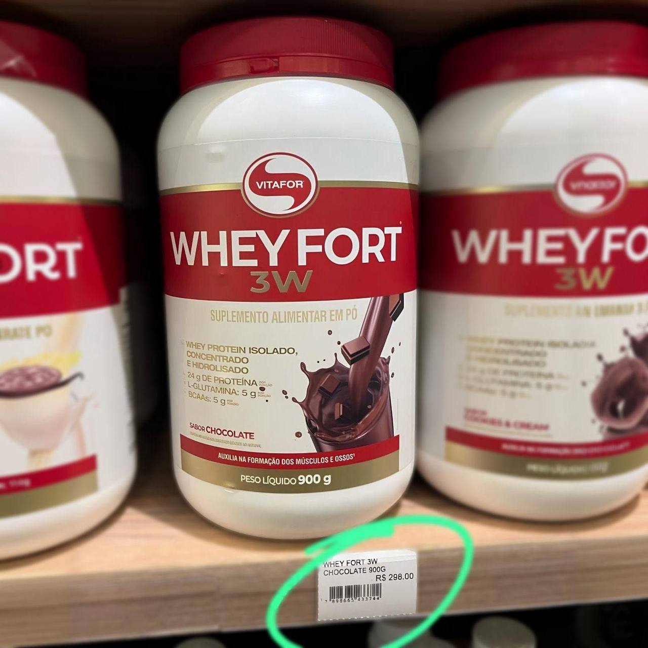 Vitafor – Whey Fort 3W – 900g – Neutro na Amazon