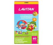 Vitamina Infantil Mastigável LAVITAN Tutti Frutti Rosa Lavitan 60 Cápsulas na Amazon