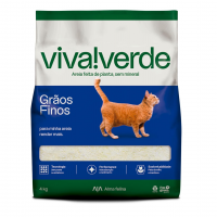 Viva Verde Areia Higiênica Biodegradável Para Gatos Grãos Finos 4kg na Amazon