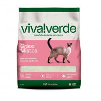 Viva Verde Areia Higiênica Biodegradável Para Gatos Grãos Mistos 4Kg na Amazon