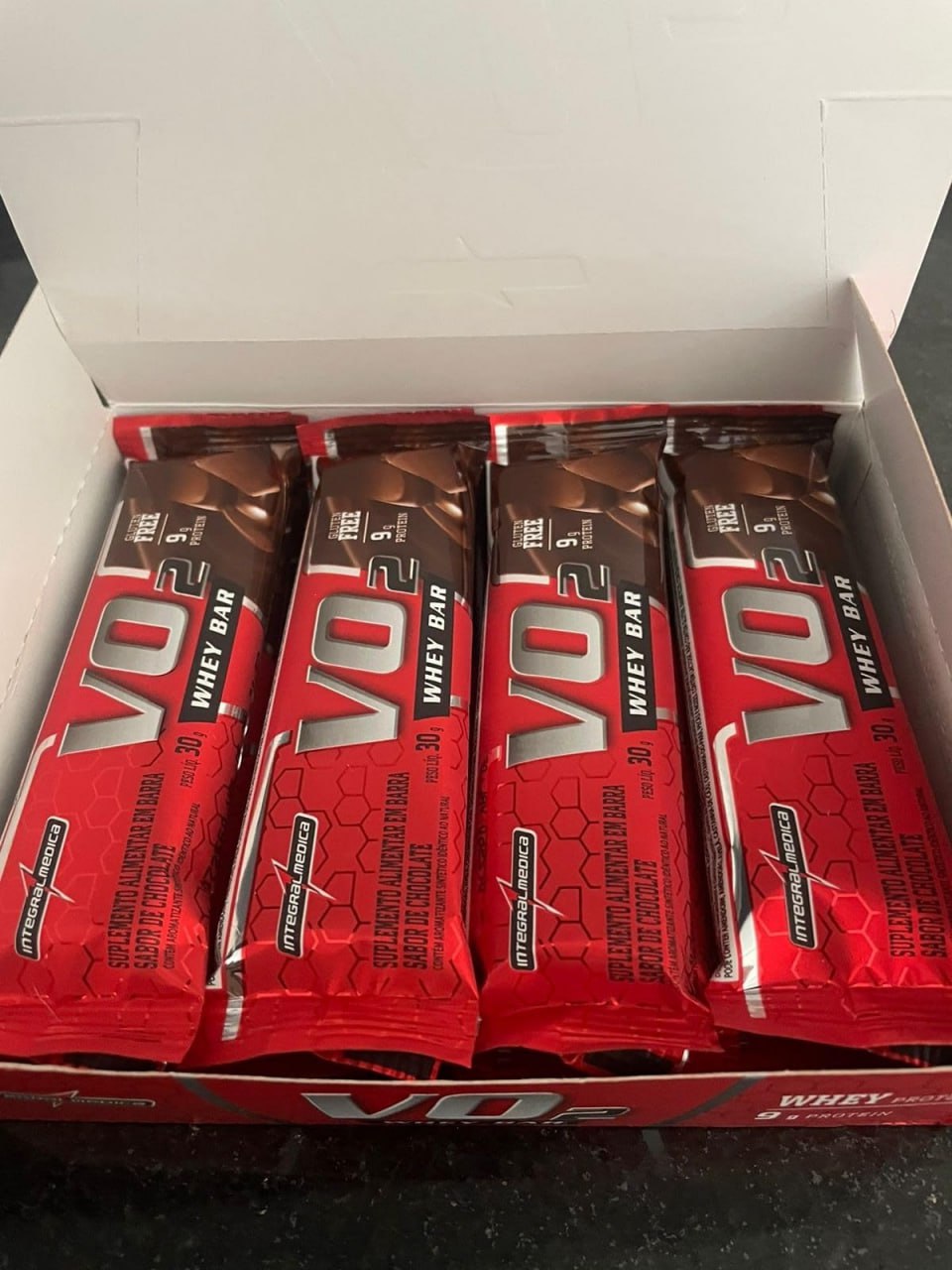 Vo2 Protein Bar Chocolate – 12un na Amazon