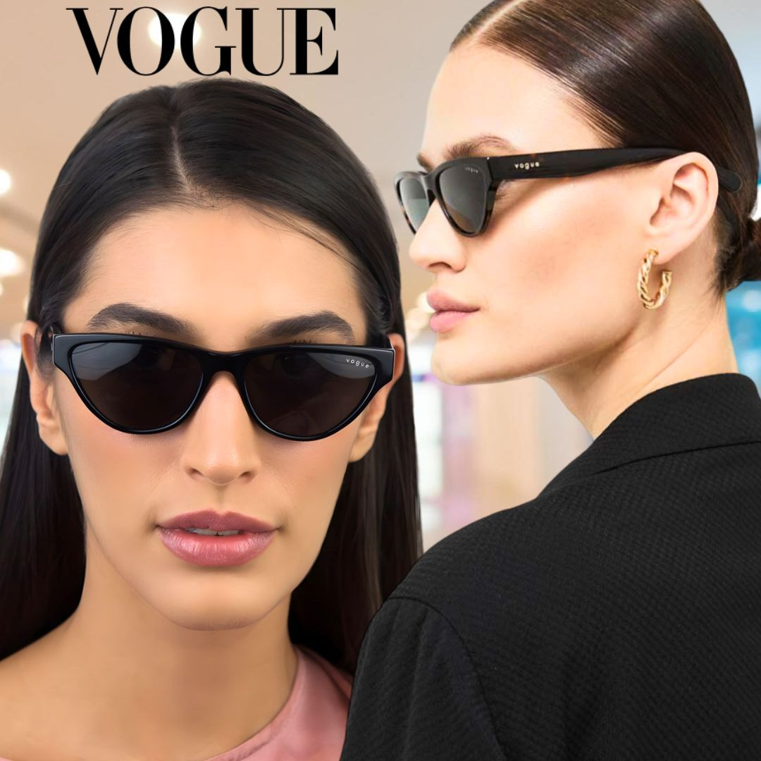 Vogue 0VO5513S – Óculos de sol Feminino Marrom TAM 55 na Amazon