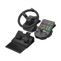 Volante De Simulação, Pedais E Deck De Controle Do Painel Lateral Heavy Equipment Bundle, Logitech G na Amazon