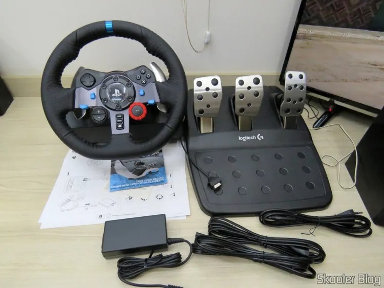 Volante Logitech Gamer G29 – PS4, PS3 e PC na Americanas