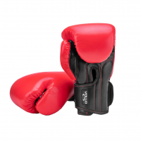 Vollo Luva De Boxe E Muay Thai Vermelha E Preta 10oz na Amazon