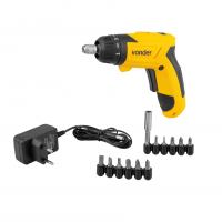 Vonder, Parafusadeira A Bateria 3,6 V, Carregador Bivolt, Jogo Com 12 Acessórios, Pbv 120. na Amazon